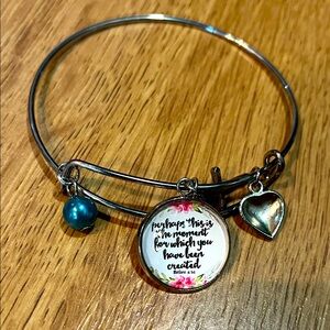 🐬 free with purchase Inspirational Charm Bracelet